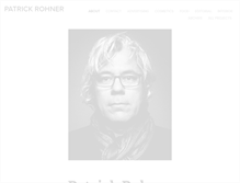 Tablet Screenshot of patrickrohner.com